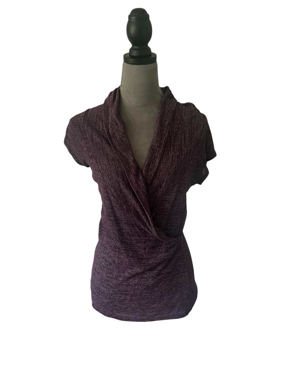 Equipe Marled Plum Top